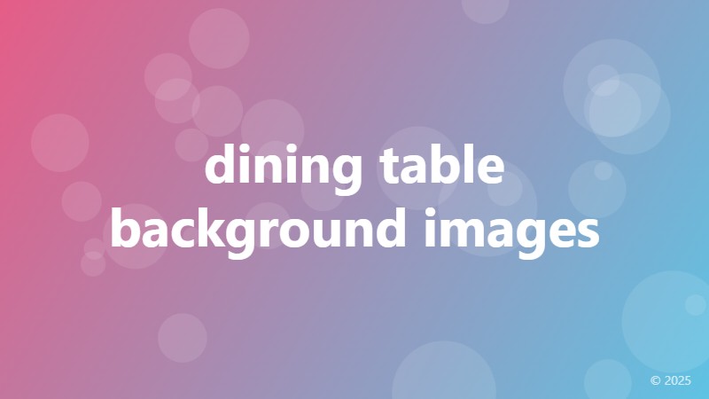 dining table background images