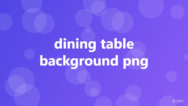 dining table background png